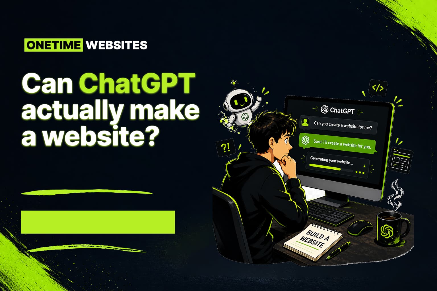 Can ChatGPT actually create a website?
